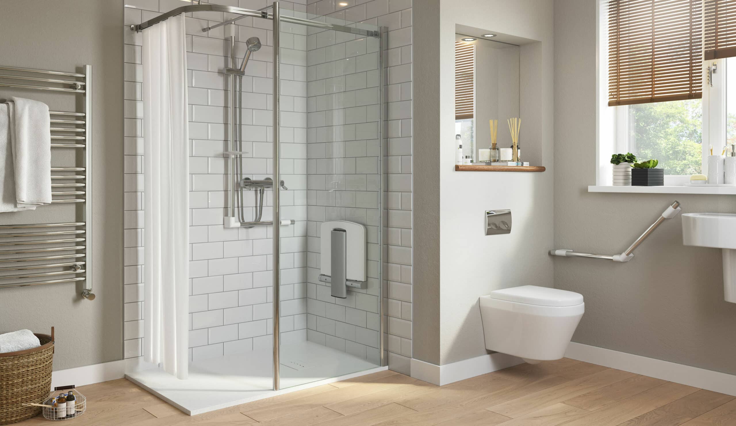 Douche de plain pied Caphandi.fr