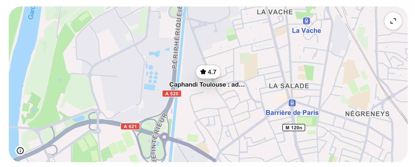 showroom salle de bain PMR Toulouse : adresse et view map